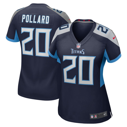 [FULLY STITCHED] Tennessee Titans Tony Pollard Navy Limited Football Jersey 