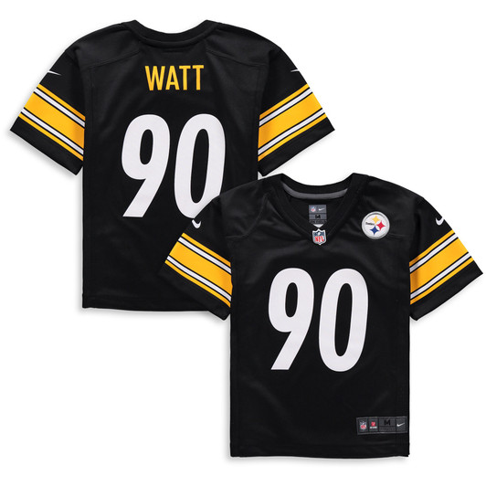 [FULLY STITCHED] Pittsburgh Steelers TJ Watt Black Style 2 Limited Football Jersey 