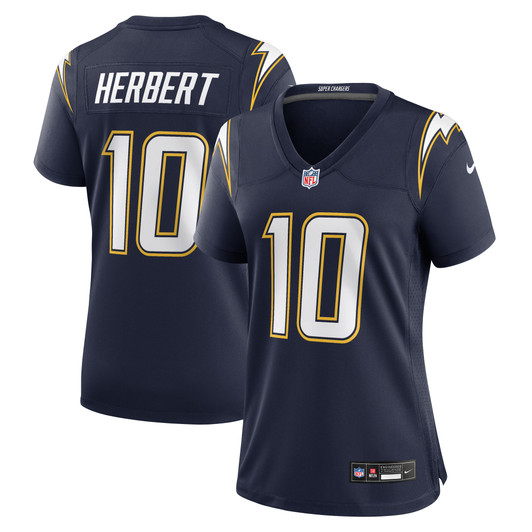 [FULLY STITCHED] Los Angeles Chargers Justin Herbert Navy Alternate Super Chargers Style 2 Limited Football Jersey 