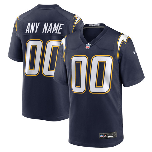 [FULLY STITCHED] Los Angeles Chargers Navy Alternate Super Chargers American Limited Football Jersey 