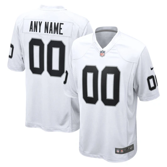 [FULLY STITCHED] Las Vegas Raiders White Limited Football Jersey 