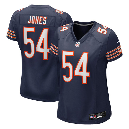 [FULLY STITCHED] Chicago Bears Logan Jones Navy Limited Football Jersey 