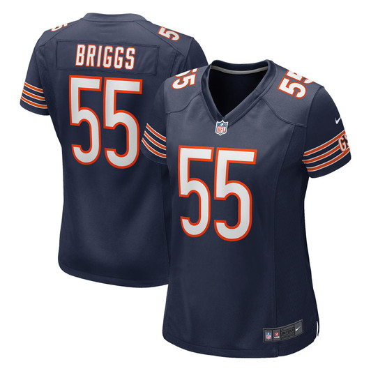 [FULLY STITCHED] Chicago Bears Lance Briggs Navy Limited Football Jersey 
