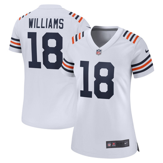 [FULLY STITCHED] Chicago Bears Caleb Williams White 2nd Alternate Limited Football Jersey 