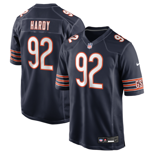 [FULLY STITCHED] Chicago Bears Daniel Hardy Navy Limited Football Jersey 