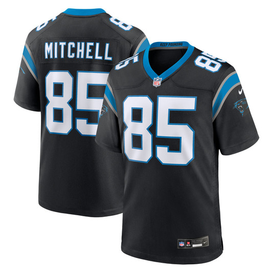 [FULLY STITCHED] Carolina Panthers James Mitchell Black Style 2 Limited Football Jersey 