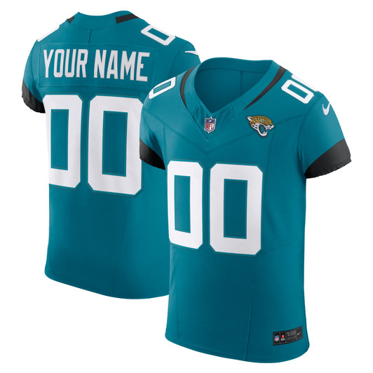 [FULLY STITCHED] Jacksonville Jaguars Teal Style 4 Limited Football Jersey 
