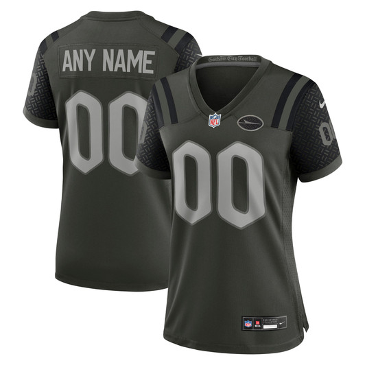 [FULLY STITCHED] New York Jets Gotham Green 2025 Rivalries Collection Style 2 Limited Football Jersey 