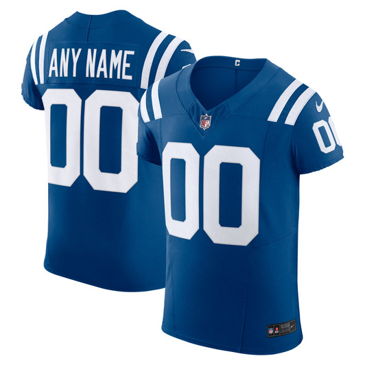 [FULLY STITCHED] Indianapolis Colts Royal Style 2 Limited Football Jersey 