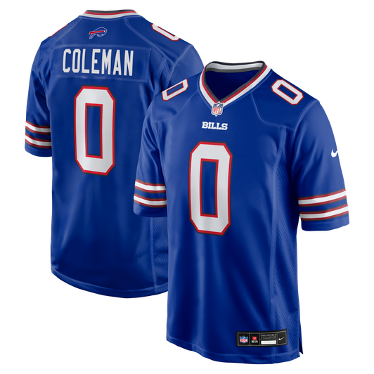 [FULLY STITCHED] Buffalo Bills Keon Coleman Royal Style 3 Limited Football Jersey 