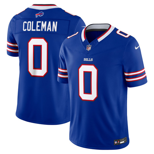 [FULLY STITCHED] Buffalo Bills Keon Coleman Royal Style 4 Limited Football Jersey 