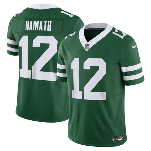 [FULLY STITCHED] New York Jets Joe Namath Legacy Green Style 2 Limited Football Jersey 