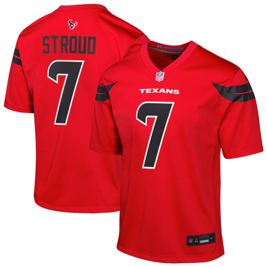 [FULLY STITCHED] Houston Texans CJ Stroud Red Limited Football Jersey 