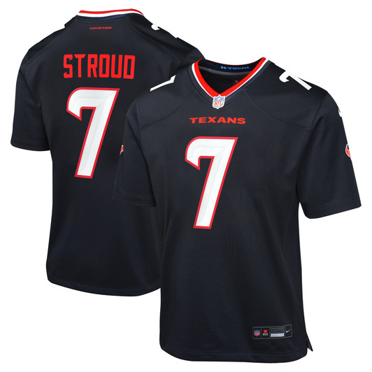[FULLY STITCHED] Houston Texans CJ Stroud Navy Limited Football Jersey 