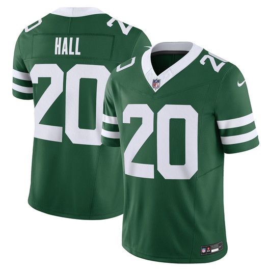 [FULLY STITCHED] New York Jets Breece Hall Legacy Green Style 3 Limited Football Jersey 