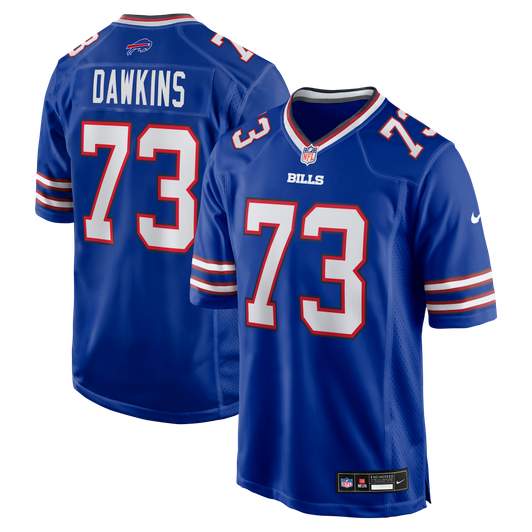 [FULLY STITCHED] Buffalo Bills Dion Dawkins Royal Style 3 Limited Football Jersey 