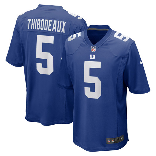 [FULLY STITCHED] New York Giants Kayvon Thibodeaux Royal Limited Football Jersey 
