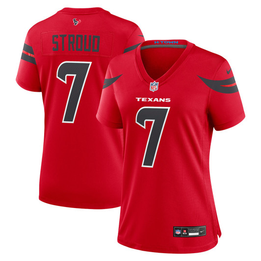 [FULLY STITCHED] Houston Texans CJ Stroud Red Alternate Limited Football Jersey 