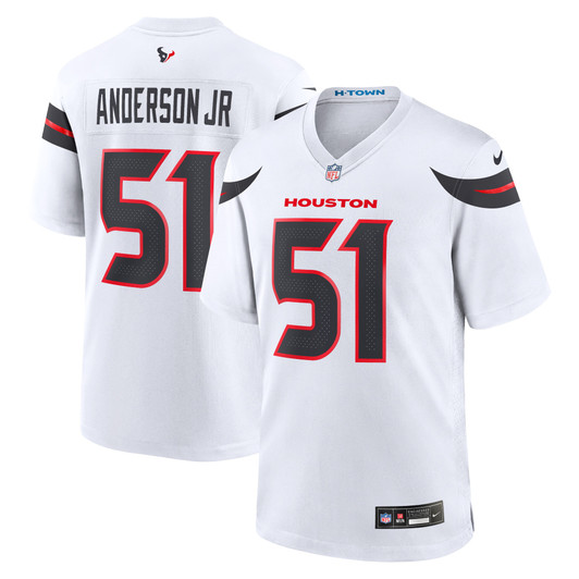 [FULLY STITCHED] Houston Texans Will Anderson Jr White American Limited Football Jersey 