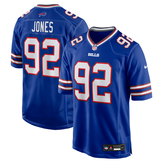[FULLY STITCHED] Buffalo Bills Daquan Jones Royal Limited Football Jersey 