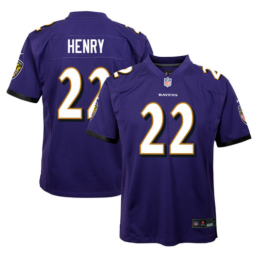 [FULLY STITCHED] Baltimore Ravens Derrick Henry Purple Limited Football Jersey 
