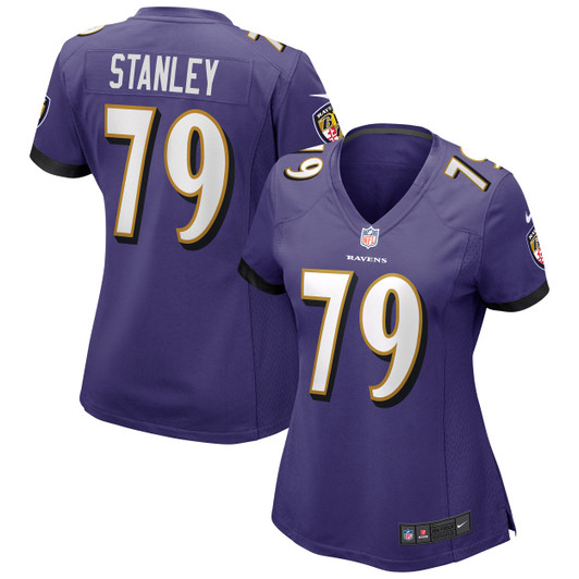 [FULLY STITCHED] Baltimore Ravens Ronnie Stanley Purple Limited Football Jersey 