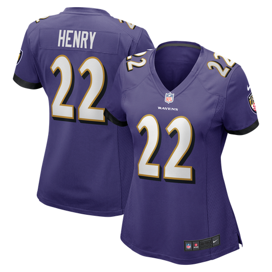[FULLY STITCHED] Baltimore Ravens Derrick Henry Purple Style 2 Limited Football Jersey 