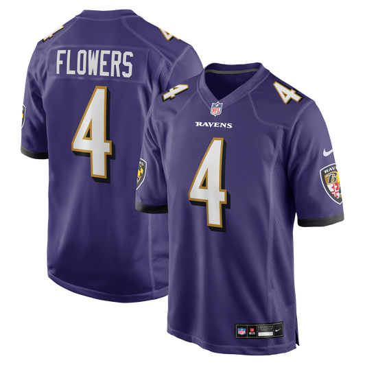[FULLY STITCHED] Baltimore Ravens Zay Flowers Purple Style 2 Limited Football Jersey 
