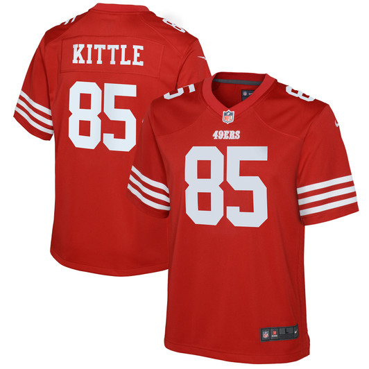 [FULLY STITCHED] San Francisco 49ers Scarlet Limited Football Jersey 