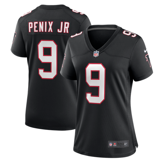 [FULLY STITCHED] Atlanta Falcons Michael Penix Jr Black Alternate Style 2 Limited Football Jersey 