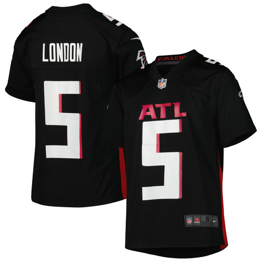 [FULLY STITCHED] Atlanta Falcons Drake London Black Limited Football Jersey 