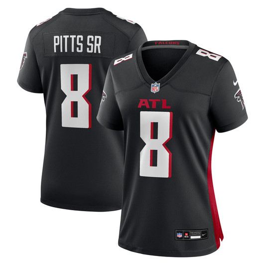 [FULLY STITCHED] Atlanta Falcons Kyle Pitts Sr Black Style 2 Limited Football Jersey 