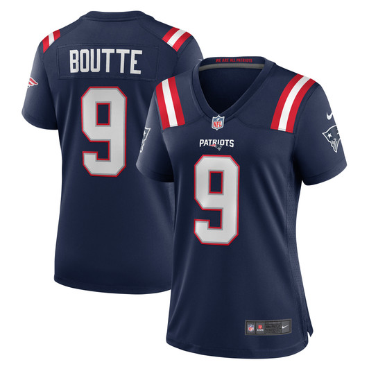 [FULLY STITCHED] New England Patriots Kayshon Boutte Navy Style 2 Limited Football Jersey 