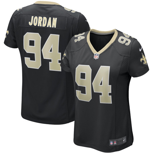 [FULLY STITCHED] New Orleans Saints Cameron Jordan Black Style 3 Limited Football Jersey 