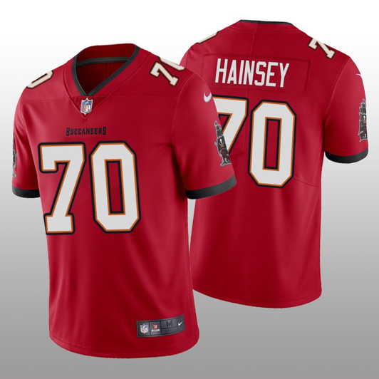 [FULLY STITCHED] Tampa Bay Buccaneers Robert Hainsey Red Limited Football Jersey 