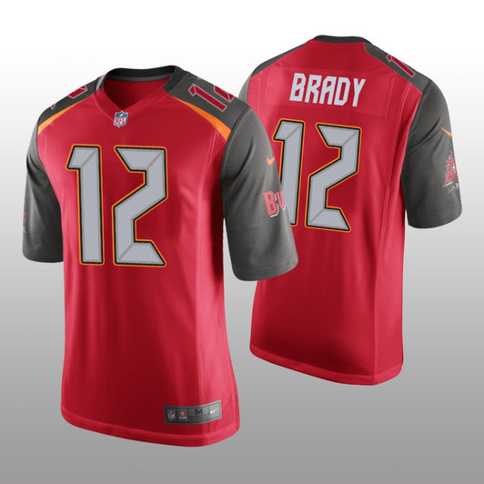 [FULLY STITCHED] Tampa Bay Buccaneers Tom Brady Red Style 2 Limited Football Jersey 