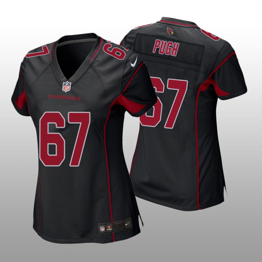 [FULLY STITCHED] Arizona Cardinals Justin Pugh Black Alternate Limited Football Jersey 