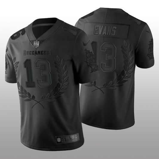 [FULLY STITCHED] Tampa Bay Buccaneers Mike Evans Black Limited Football Jersey 
