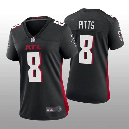 [FULLY STITCHED] Atlanta Falcons Kyle Pitts Black Limited Football Jersey 