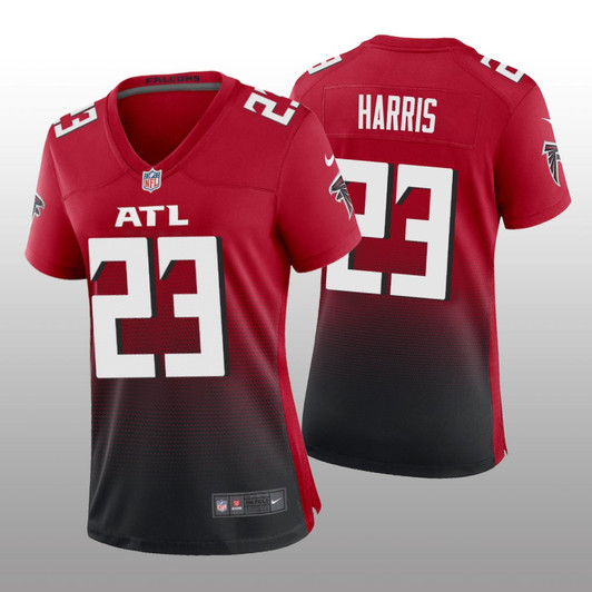[FULLY STITCHED] Atlanta Falcons Erik Harris Red Alternate Limited Football Jersey 