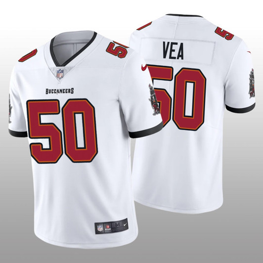 [FULLY STITCHED] Tampa Bay Buccaneers Vita Vea White Limited Football Jersey 