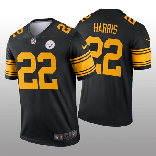 [FULLY STITCHED] Pittsburgh Steelers Najee Harris Black Alternate Limited Football Jersey 