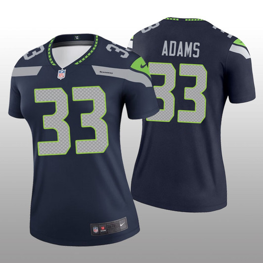 [FULLY STITCHED] Seattle Seahawks Jamal Adams Navy Limited Football Jersey 