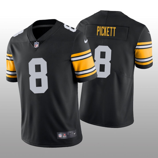 [FULLY STITCHED] Pittsburgh Steelers Kenny Pickett Black Limited Football Jersey 