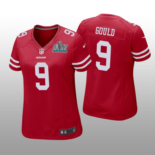 [FULLY STITCHED] San Francisco 49ers Robbie Gould Scarlet Super Bowl LIV Limited Football Jersey 