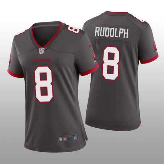 [FULLY STITCHED] Tampa Bay Buccaneers Kyle Rudolph Pewter Alternate Limited Football Jersey 
