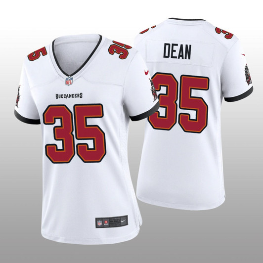 [FULLY STITCHED] Tampa Bay Buccaneers Jamel Dean White Limited Football Jersey 