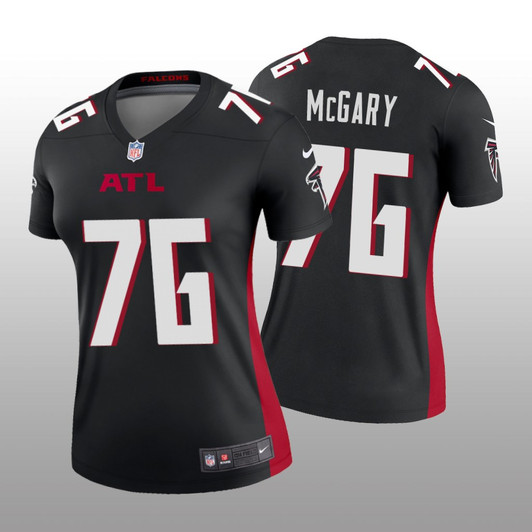 [FULLY STITCHED] Atlanta Falcons Kaleb Mcgary Black Limited Football Jersey 