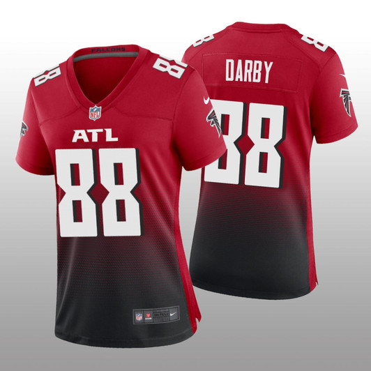 [FULLY STITCHED] Atlanta Falcons Frank Darby Red Alternate Limited Football Jersey 