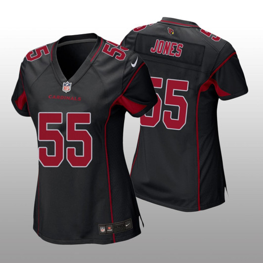 [FULLY STITCHED] Arizona Cardinals Josh Jones Black Alternate Limited Football Jersey 